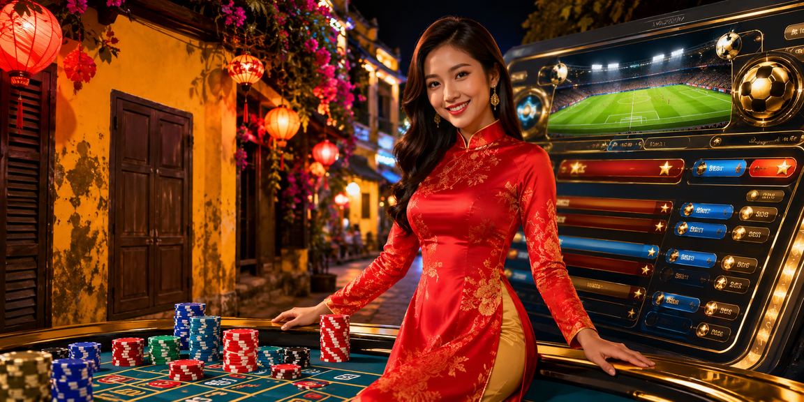 Người chơi tìm hiểu thông tin cá cược tại Hội An với nét văn hóa áo dài